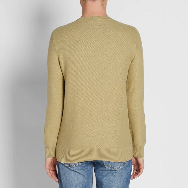Gant Rugger Men's Twill Textured Crew (84235), Pale Aloe Vera, Medium
