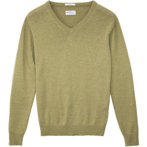 GANT RUGGER Men's The Vee Sweater Herb Green $135 NWT