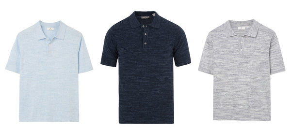 GANT Men's Space Dye Cotton Linen Short Sleeve Polo 89031 Size M $120 NWT