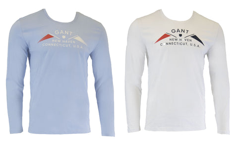 GANT Men's Seasonal Long Sleeve T-shirt 9084 Size M $78 NWT