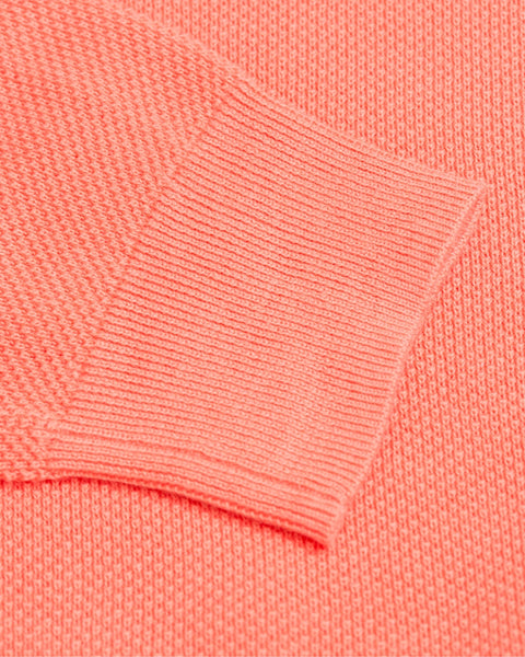 Gant Men's Cotton Pique Crew Sweater, Medium, Shell Pink