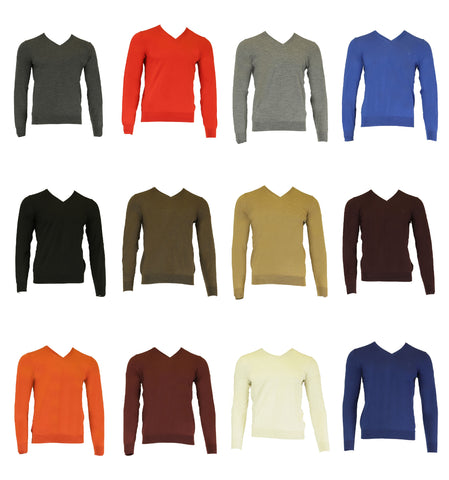 Gant Men's Fine Merino Wool V-Neck Sweater