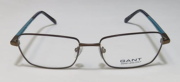 GANT Men's Rectangular G3007 Eyeglass Frames 54-17-145  -Satin Brown NEW