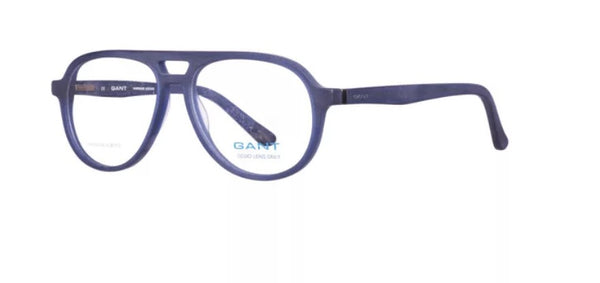 GANT Men's Matte Navy Aviator G3042 Eyeglass Frames  54-15-140  NEW