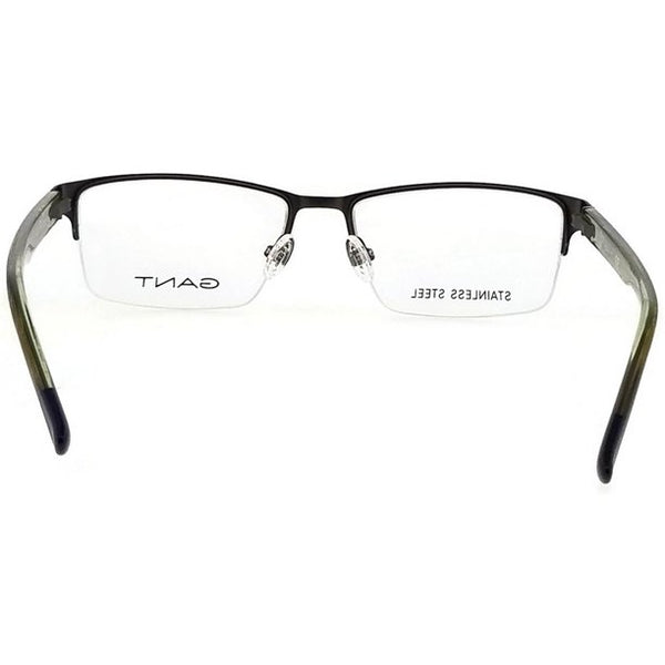 GANT Men's Half Rim Gunmetal (009) GA3071 Eyeglass Frames  57-17-145   NEW