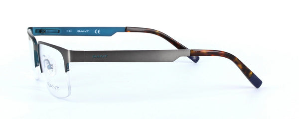 GANT Men's Gunmetal Half Rim GA3077 009 Eyeglass Frames  52-17-140  NEW