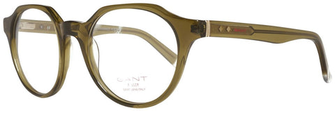 GANT RUGGER Men's Round GR104 Eyeglass Frames 49-19-145  -Olive  NEW