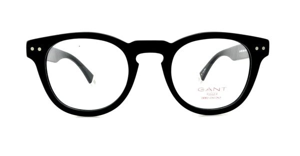 GANT Men's Reed Round Eyeglass Frames 46-21-145 - Matte Black NEW