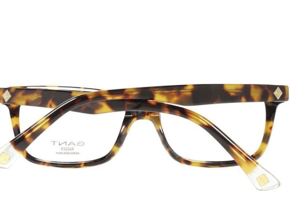 GANT RUGGER GR Yuri Rectangular Eyeglass Frames 52-16-145 -Tortoise NEW