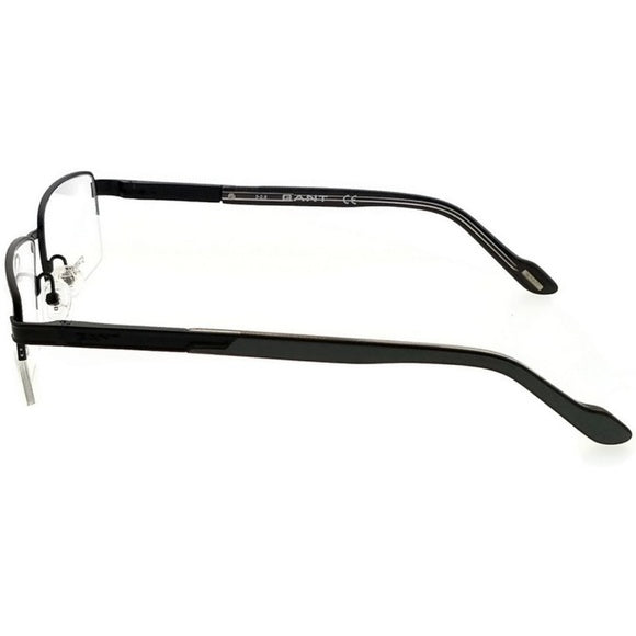 GANT Men's Half Rim Scala Eyeglass Frames 56-16-140 -Satin Black  NEW