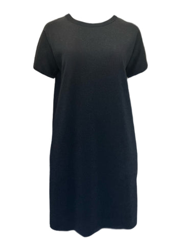 Marina Rinaldi Women's Black Gea Knitted Sweater Dress NWT