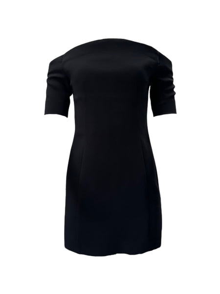 Max Mara Women's Black Gesso Sheath Dress Size 8 NWT