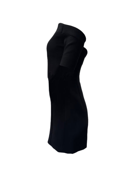 Max Mara Women's Black Gesso Sheath Dress Size 8 NWT