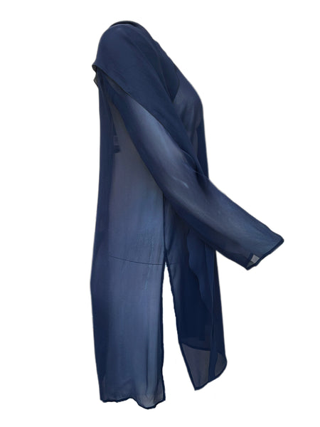 Max Mara Women's Blue Ghirba Pullover Blouse Size 2 NWT