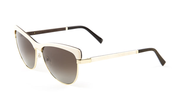 Gold & Wood Women's Altais Cateye Sunglasses 58mm $830 NEW