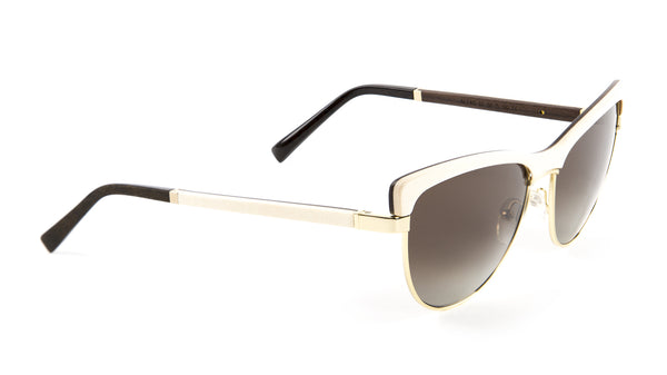 Gold & Wood Women's Altais Cateye Sunglasses 58mm $830 NEW