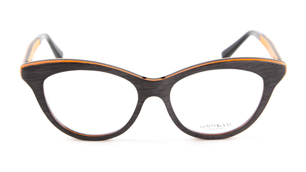 Gold & Wood Epi Cateye Eyeglass Frames 51mm $789 NEW