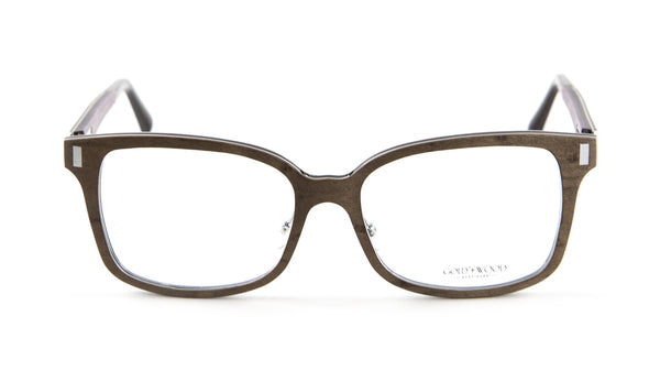 Gold & Wood Orion 07 Square Eyeglass Frames 53mm $789 NEW