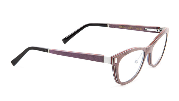 Gold & Wood Brown Maple Orion 03 Rectangular Eyeglass Frames 51mm $789 NEW