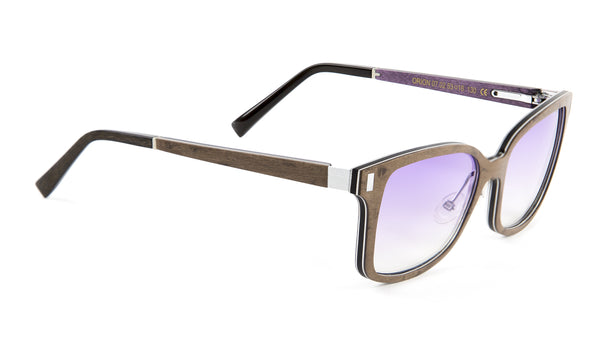 Gold & Wood Orion 07 Square Eyeglass Frames 53mm $789 NEW