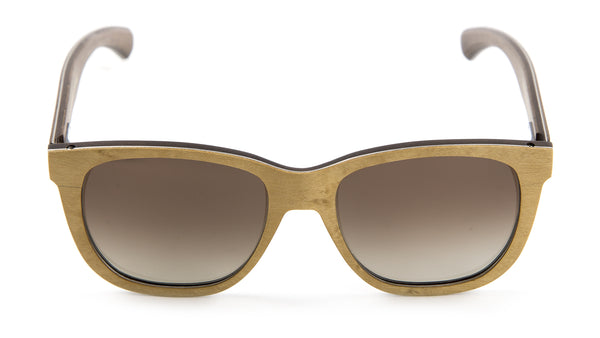 Gold & Wood Men's Toliman Square Sunglasses 55mm $830 NEW