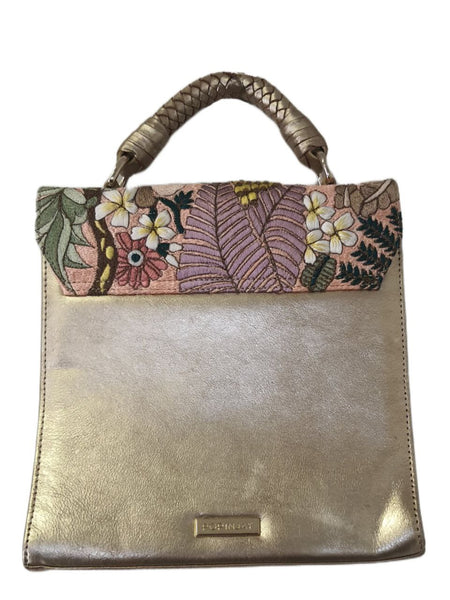 POPINJAY Women's Gold Fin Shoulder Bag #GCSFN One Size NWT