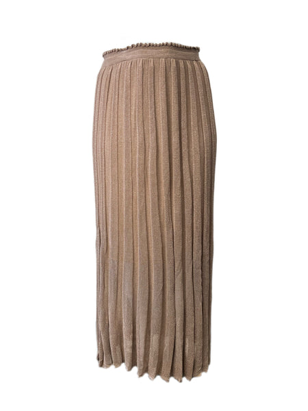 Marina Rinaldi Women's Camel Grace Stretchy Knitted Skirt NWT