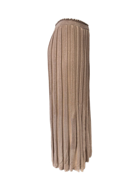 Marina Rinaldi Women's Camel Grace Stretchy Knitted Skirt NWT