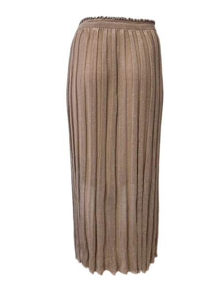 Marina Rinaldi Women's Camel Grace Stretchy Knitted Skirt NWT