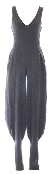 DIESEL Women's VINTAGE Grey Tuta Wool Jumpsuit #DS0350 MSRP $917 NWT
