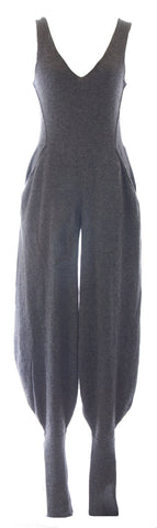 DIESEL Women's VINTAGE Grey Tuta Wool Jumpsuit #DS0350 MSRP $917 NWT