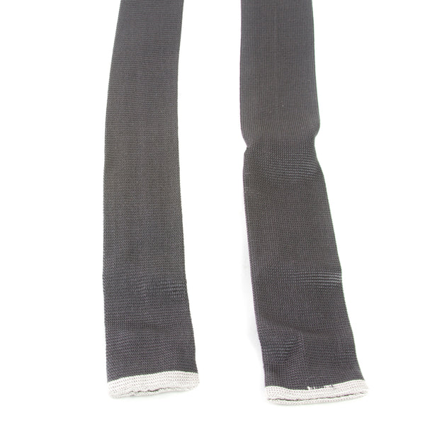 J. LINDEBERG Men's Square End Silk Neck Tie, Grey, One Size