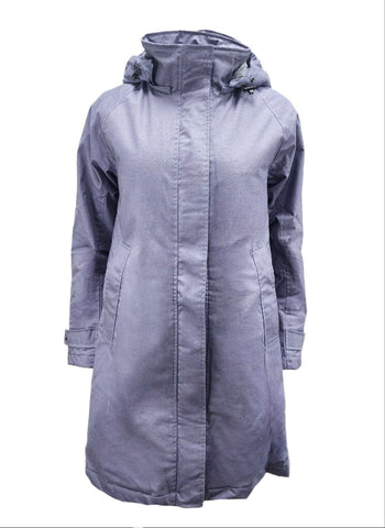 HoodLamb Women's Grey Slim Long Hemp Vest Insert Coat 420 NWT
