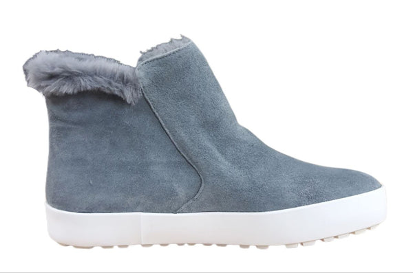 REBECCA MINKOFF Women's Smoke Oiled Shelly Faux Fur Booties #M3121002 NWB