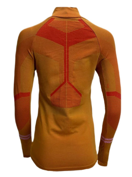 LNDR Women's Orange Long Sleeve Beyond Base Jacket #SN893 NWT