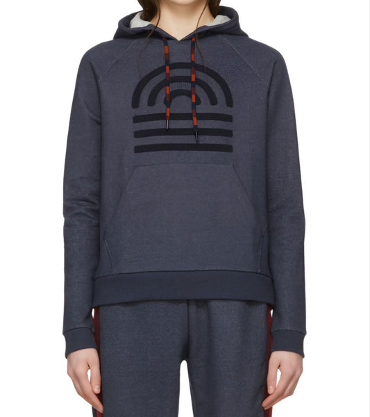 LNDR Women's Navy Marl Horizon Cotton Trackpants #JT826 NWT