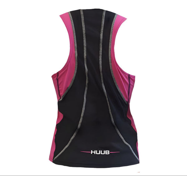 HUUB Women's Black Core Triathlon Range Tri Singlet Top #HB Medium NWT
