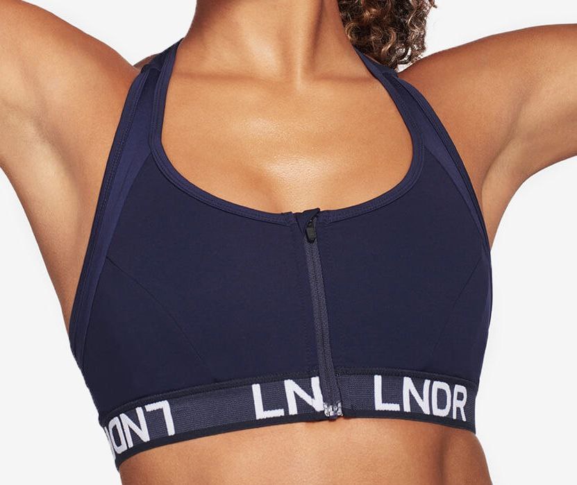 LNDR Women's Navy Medium Support Hype Sports Bra #AV708 Large NWT – Walk  Into Fashion
