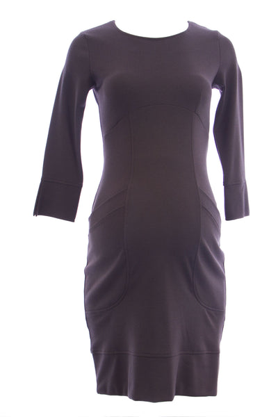 OLIAN Maternity Women's Lined Bodice 3/4 Sleeve Pullover Dress $148 NWT