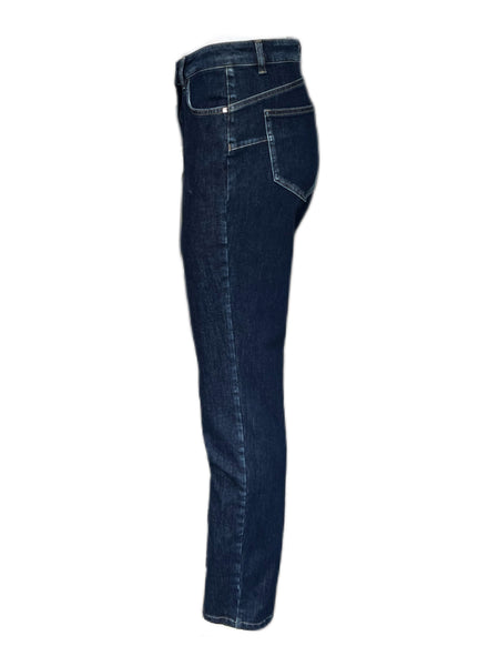 Marina Rinaldi Women's Blue Ines Slimme Denim Pants Size 8W/17 NWT