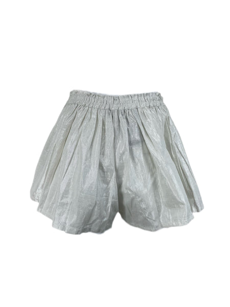 SUZIE KONDI Women's Ivory Play Lurex Shorts #3008 NWT