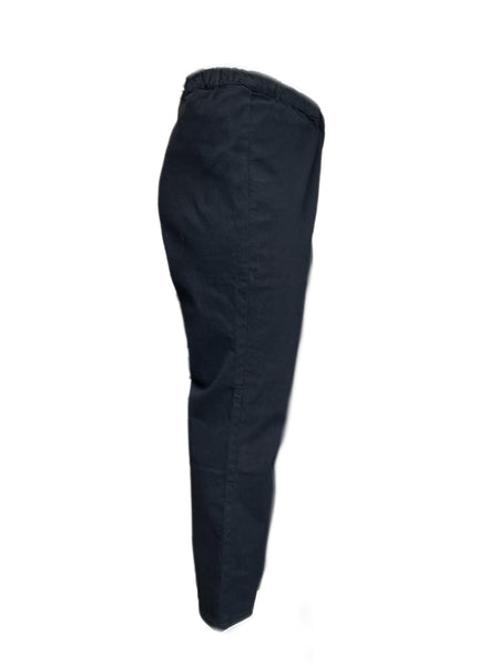 Marina Rinaldi Women's Black Ibis Low Rise Straight Pants Size 18W/27 NWT