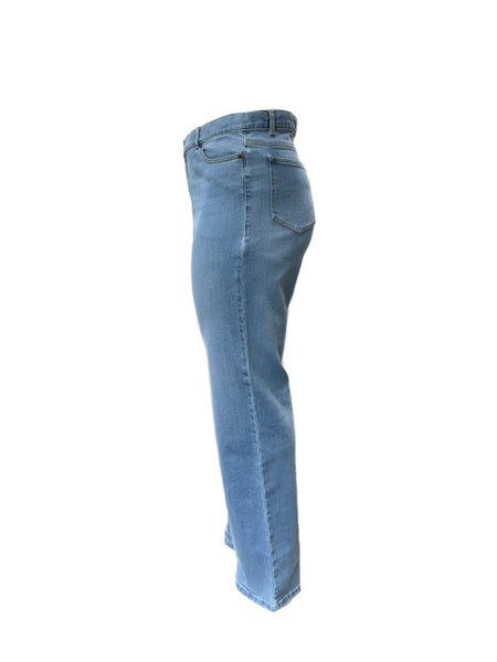 Marina Rinaldi Women's Blue Idaldo Straight Leg Jeans NWT