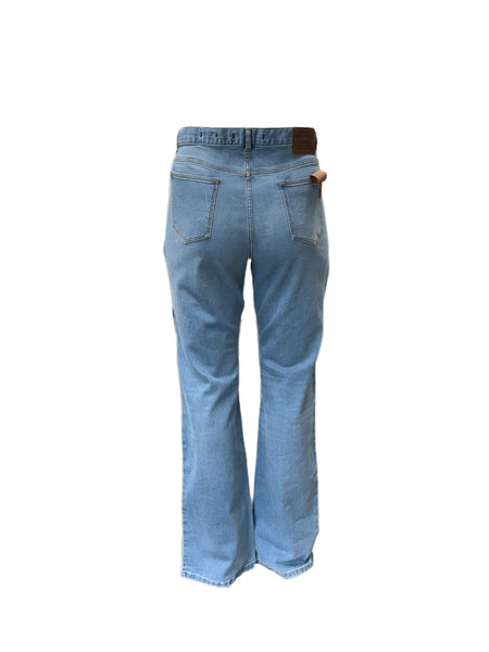 Marina Rinaldi Women's Blue Idaldo Straight Leg Jeans NWT