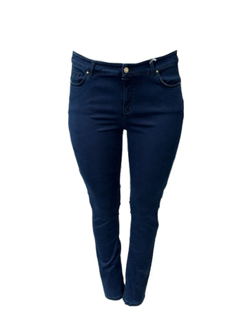 Marina Rinaldi Women's Blue Idillio Straight Leg Jeans NWT