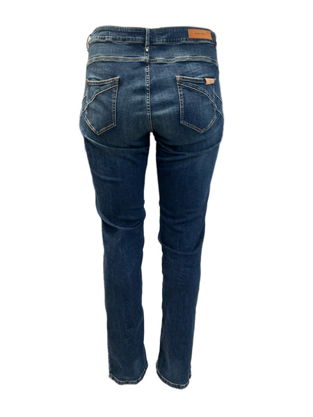 Marina Rinaldi Women's Navy Idra Skinny Pants NWT