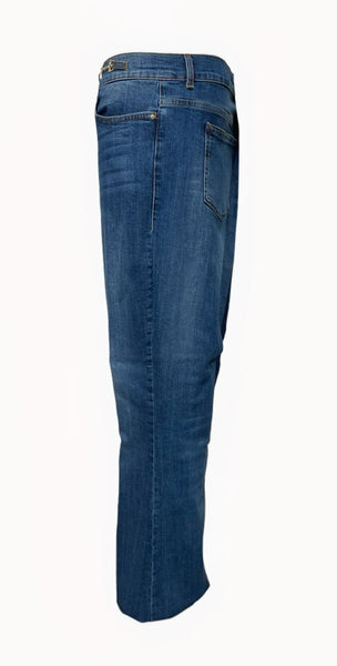 Marina Rinaldi Women's Blue Idrofono Straight Leg Jeans NWT