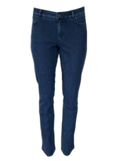 MARINA RINALDI Women's Medium Indigo Idroforo Jeans $420 NWT