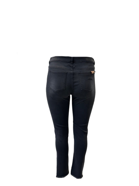 Marina Rinaldi Women's Grey Idrovoro Zipper Closure Jeans NWT