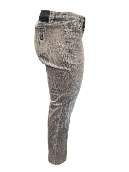 Marina Rinaldi Women's Brown Ieti Skinny Denim Pants NWT